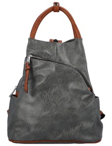 L&H Trendový dámský batoh Zuela, šedá