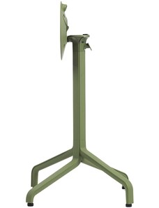 Nardi Zelená hliníková stolová sklápěcí podnož Frasca Mini 72 cm