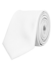 BUBIBUBI Bílá kravata Snow