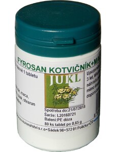 Jukl Fyrosan Kotvičník + Maca 80 tbl