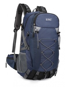 KONO Batoh - outdoor, turistický s ochranou proti dešti, 40L, modrý