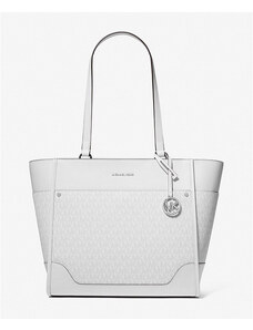 Michael Kors Harrison large kabelka logo bílá