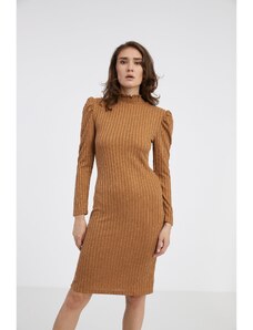 Hnědé dámské svetrové šaty JDY Edna - Dámské