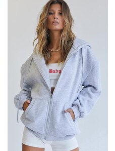 Madmext Mad Girls Carmelange Hoodie and Sharding Sweatshirt