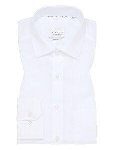 ETERNA Modern Fit bílá košile pánská dlouhý rukáv Popelín s kapsičkou Non Iron