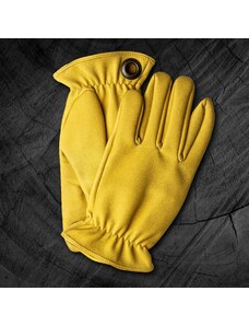 BOHEMIA GLOVES Pánské bushcraft kožené rukavice z teletiny vhodné i na motorku