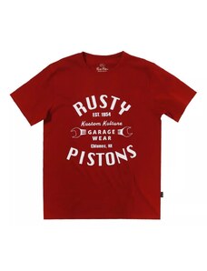 Rusty Pistons RPTSM96 Vista bordeaux triko - S / červená