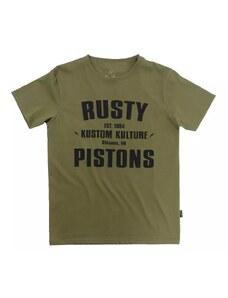 Rusty Pistons RPTSM94 Irwindale khaki triko - S / KHAKI