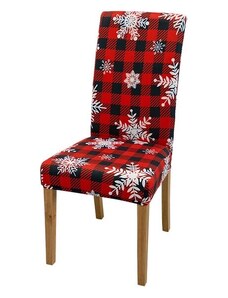 Napínací potah na židle - Vánoční vzor 12