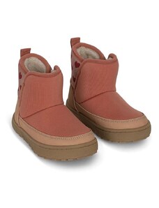 Dětské zimní boty Konges Sløjd růžová barva