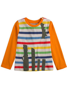 MIX NMATCH Chlapecké tričko Mix´nMATCH KROKODÝL oranžové