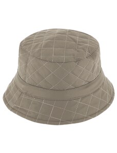 Nepromokavý bežoví prošívaný bucket hat - podzimní voděodolný klobouk - Fiebig 1903