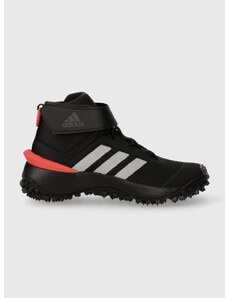 Dětské boty adidas FORTATRAIL EL K černá barva