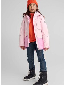 Dětská lyžařská bunda Reima Hepola růžová barva