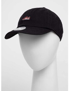 Bavlněná baseballová čepice Puma černá barva, s aplikací, 24605