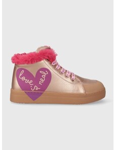 Dětské sneakers boty Agatha Ruiz de la Prada zlatá barva