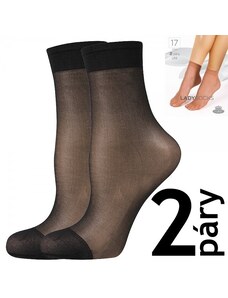 LADY socks 17 DEN punčochové ponožky Lady B - 12 párů