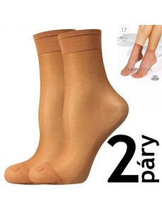 LADY socks 17 DEN punčochové ponožky Lady B opál UNI