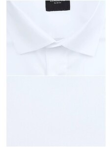 Limbeck bílá košile jednobarevná
