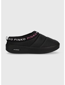 Pantofle Pinko Garland černá barva, 101625 A12N Z99