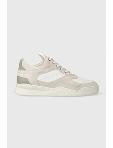 Kožené sneakers boty Filling Pieces Low Top Panelled šedá barva, 10120631855