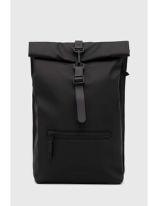 Batoh Rains 13320 Backpacks černá barva, velký, hladký