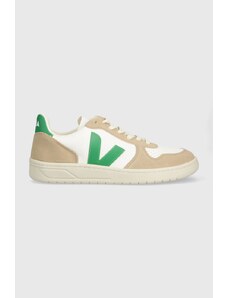 Kožené sneakers boty Veja V-10 bílá barva, VX0503146A