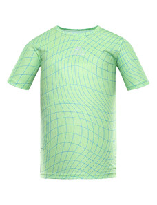 Pánské rychleschnoucí triko ALPINE PRO BASIK neon green gecko varianta pa