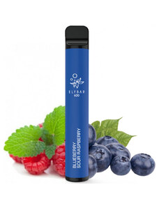 Jednorázová elektronická cigareta - Elf Bar 600 10mg Blueberry Sour Raspberry