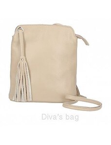 Dámská kožená malá crossbody GORA TR150 - béžová