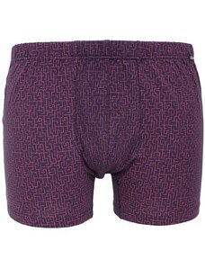 Pánské boxerky bavlna/lycra Andrie PS 5780 navy-red