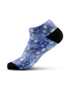 NIGHT - K potištěné kotníkové veselé ponožky Walkee 37-41