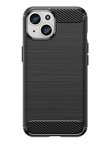 IZMAEL.eu Pouzdro Carbon Bush TPU pre Apple iPhone 15 pro Apple iPhone 15 černá