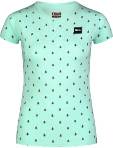 Nordblanc Zelené dámské bavlněné tričko PRINT