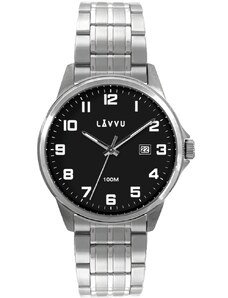 LAVVU Stříbrné pánské hodinky ÖREBRO LWM0243