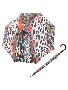 Doppler Fiber Flex AC Safari - dámský holový vystřelovací deštník černá