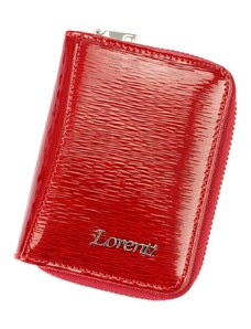 Barebag Lorenti Kožená červená malá dámská peněženka RFID