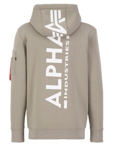 Alpha Industries Back Print Hoody (vintage sand) M