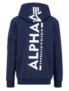 Alpha Industries Back Print Hoody (ultra navy) M