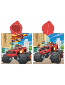 Carbotex Dětské pončo Plamínek a Čtyřkoláci Monster Truck