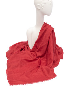 Červený vlněný šátek Moschino