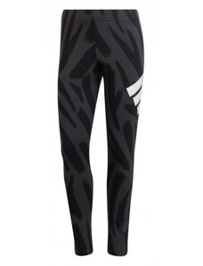 Adidas Dámské legíny H67086 Sportswear Future Icons Feel Fierce Graphic - šedé, černé - S H67086