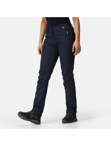 Dámské softshellové kalhoty Regatta GEO SOFTSHELL II - prodloužená délka tmavě modrá