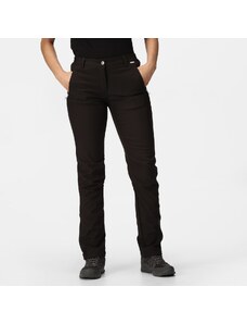 Dámské softshellové kalhoty Regatta GEO SOFTSHELL II - prodloužená délka černá