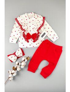 TrendUpcz Dětské oblečení 3-dílný dívčí set 4016, nápad na dárek