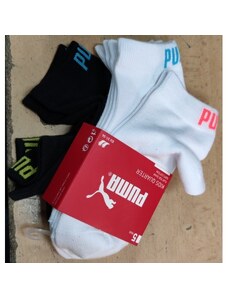 Puma Ponožky Unisex 5 párů - bílé, černé - 31-34 100003417 003 031