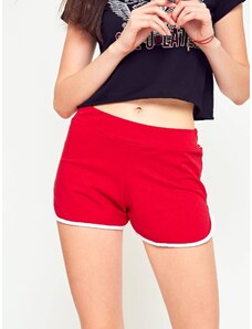 Yups Sports shorts with contrasting trimming red