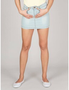 Yups Short denim skirt light blue