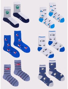 Yoclub Kids's 6Pack Children's Socks SKA-0006C-AA00-007