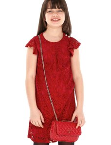 Dívčí šaty Guess červená barva, mini